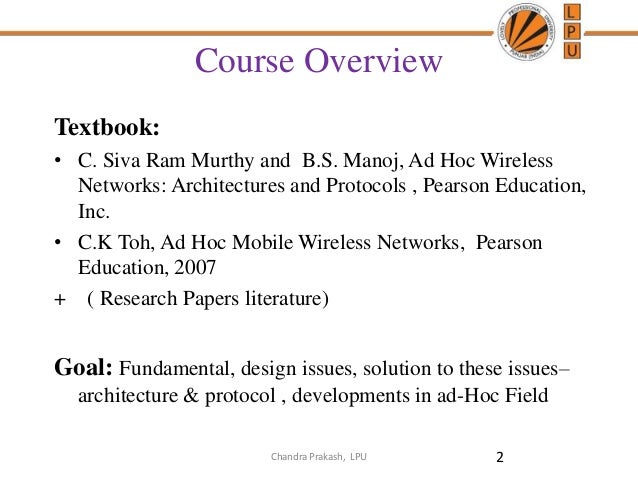 mobile ad hoc networks by sivaram murthy